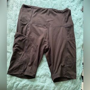 Black biker shorts
